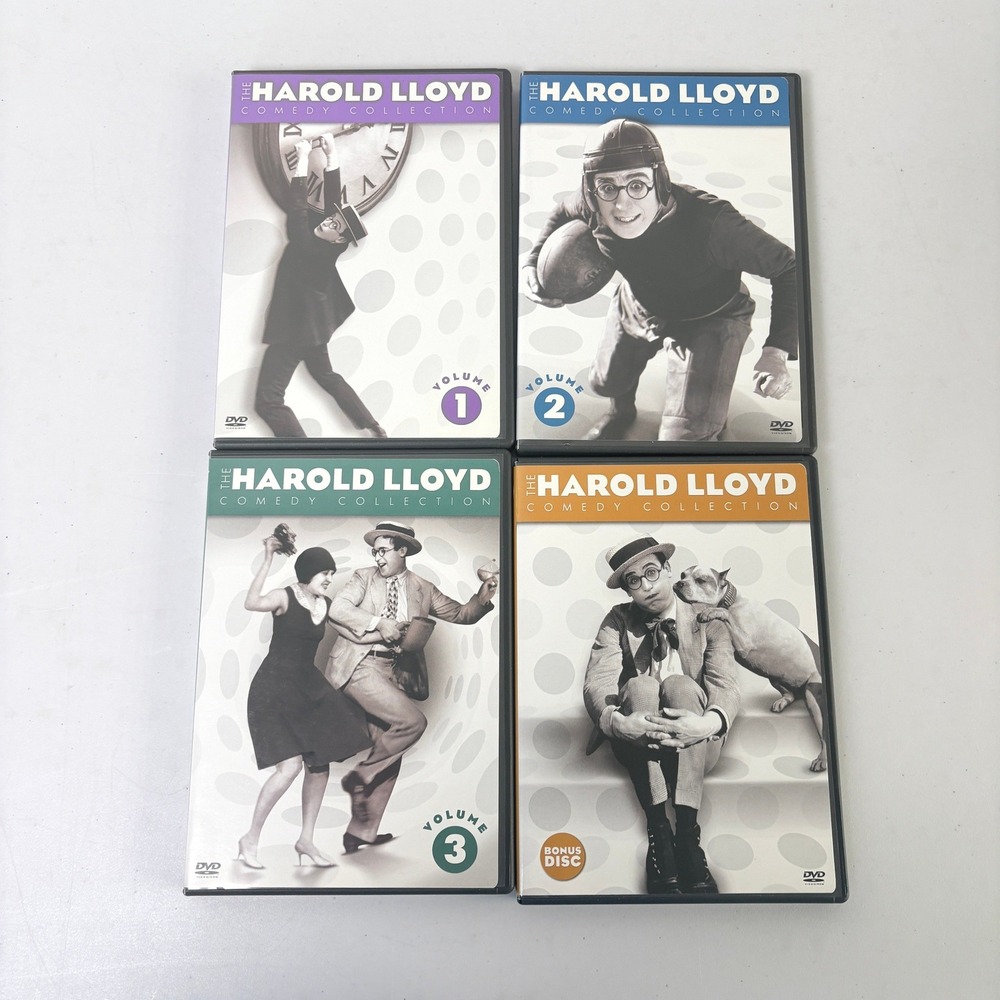 Harold Lloyd Comedy Collection DVD Volumes 1-3 & Bonus Disc 7 Discs